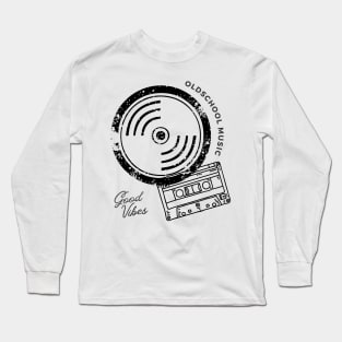 Oldschool music Long Sleeve T-Shirt